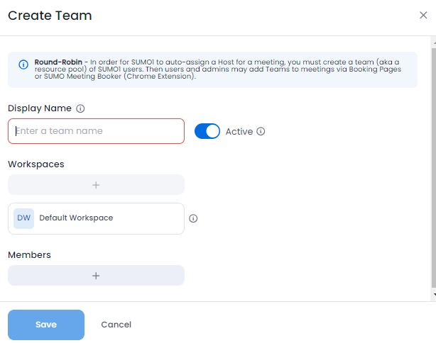Manage Teams SUMO1