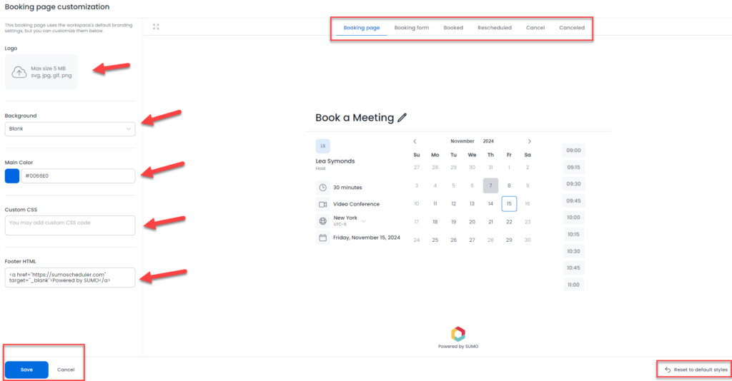 Workspaces SUMO1